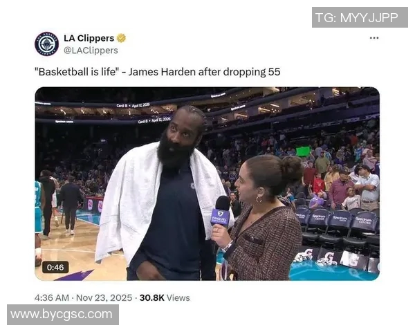 哈登12次单场轰55+历史仅次于张伯伦 詹库杜三人一共10次！